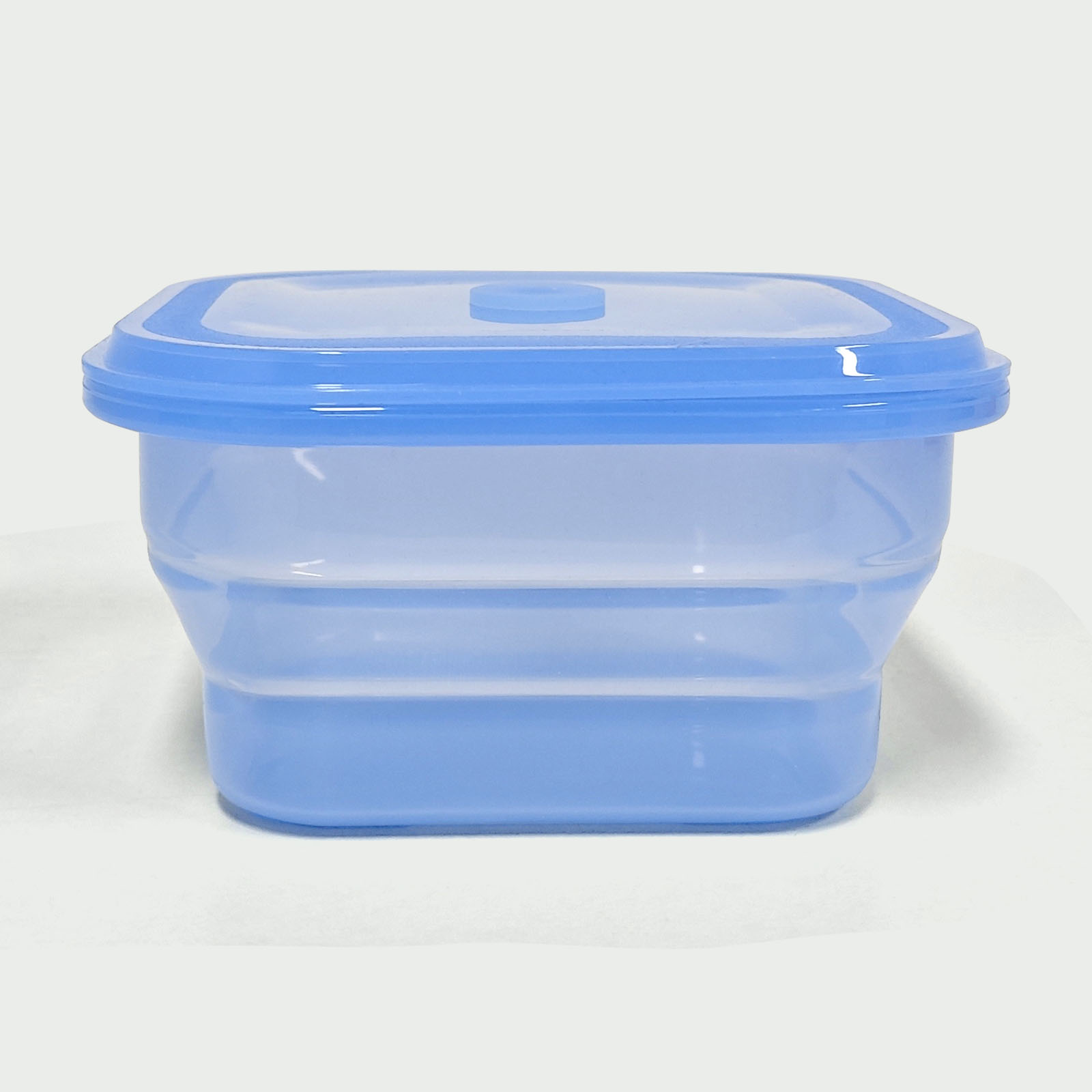 1200ML Silicone Square Bowl Blue