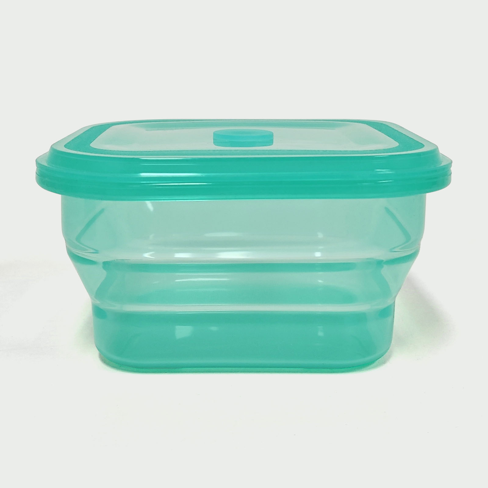 1200ML Silicone Square Bowl Cyan