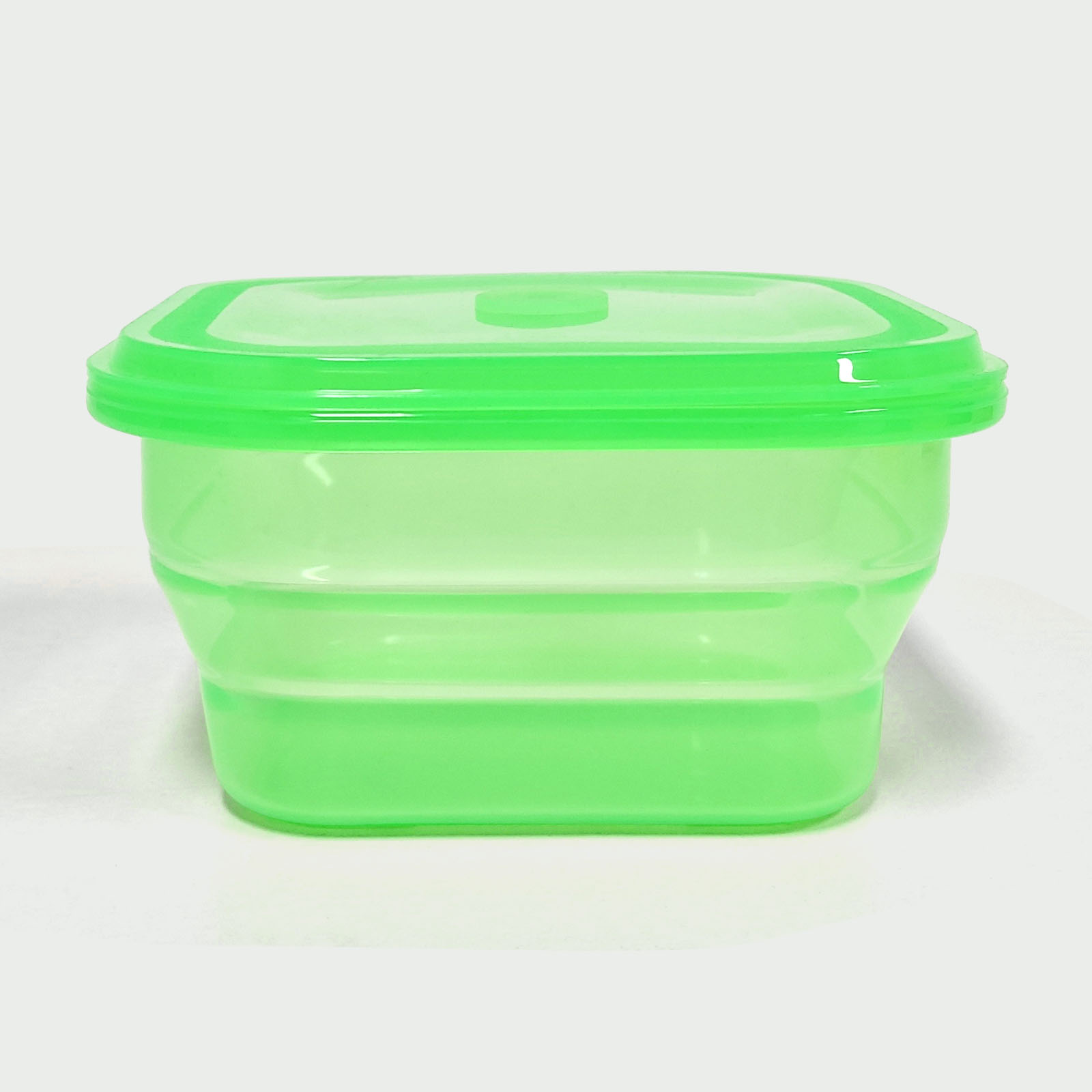 1200ML Silicone Square Bowl Green