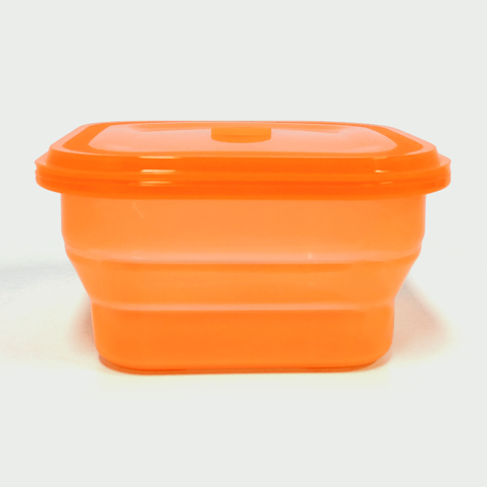 1200ML Silicone Square Bowl Orange