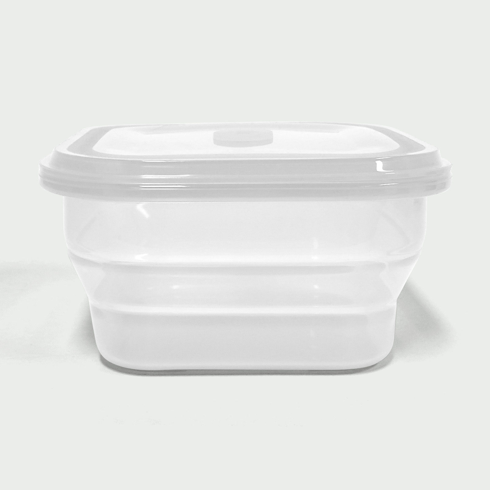 1200ML Silicone Square Bowl Clear