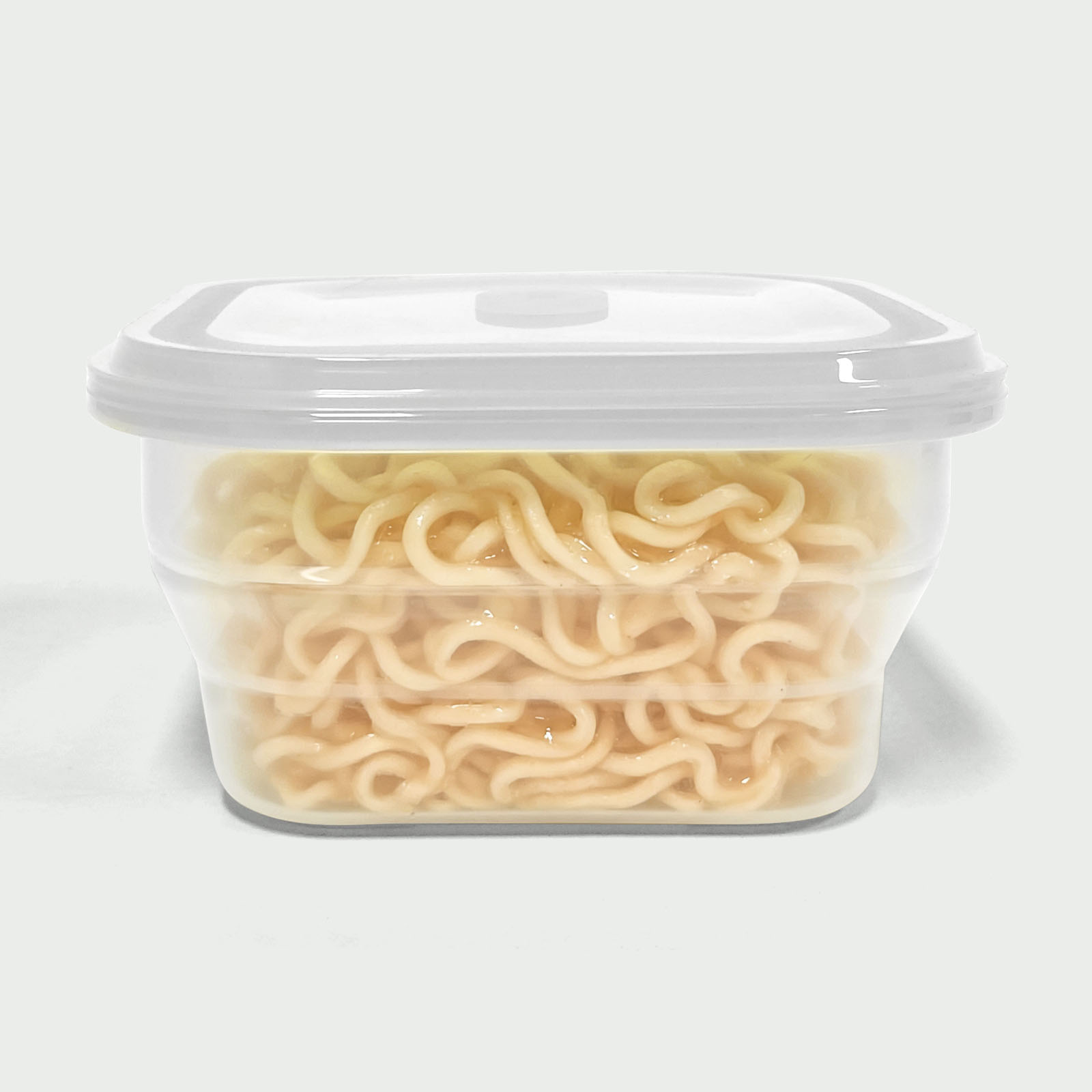 1200ML Silicone Square Bowl Clear