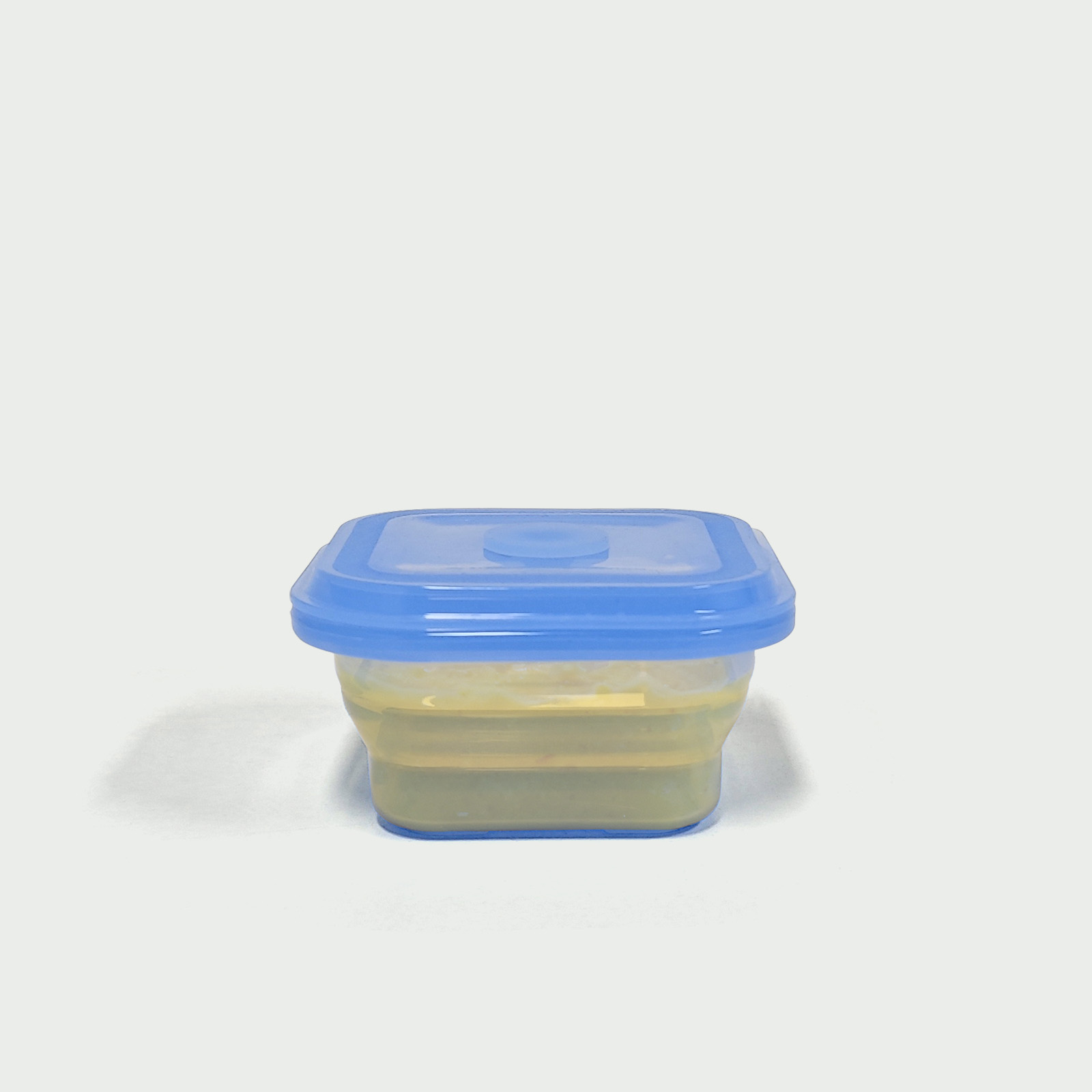 200ML Silicone Square Bowl Blue