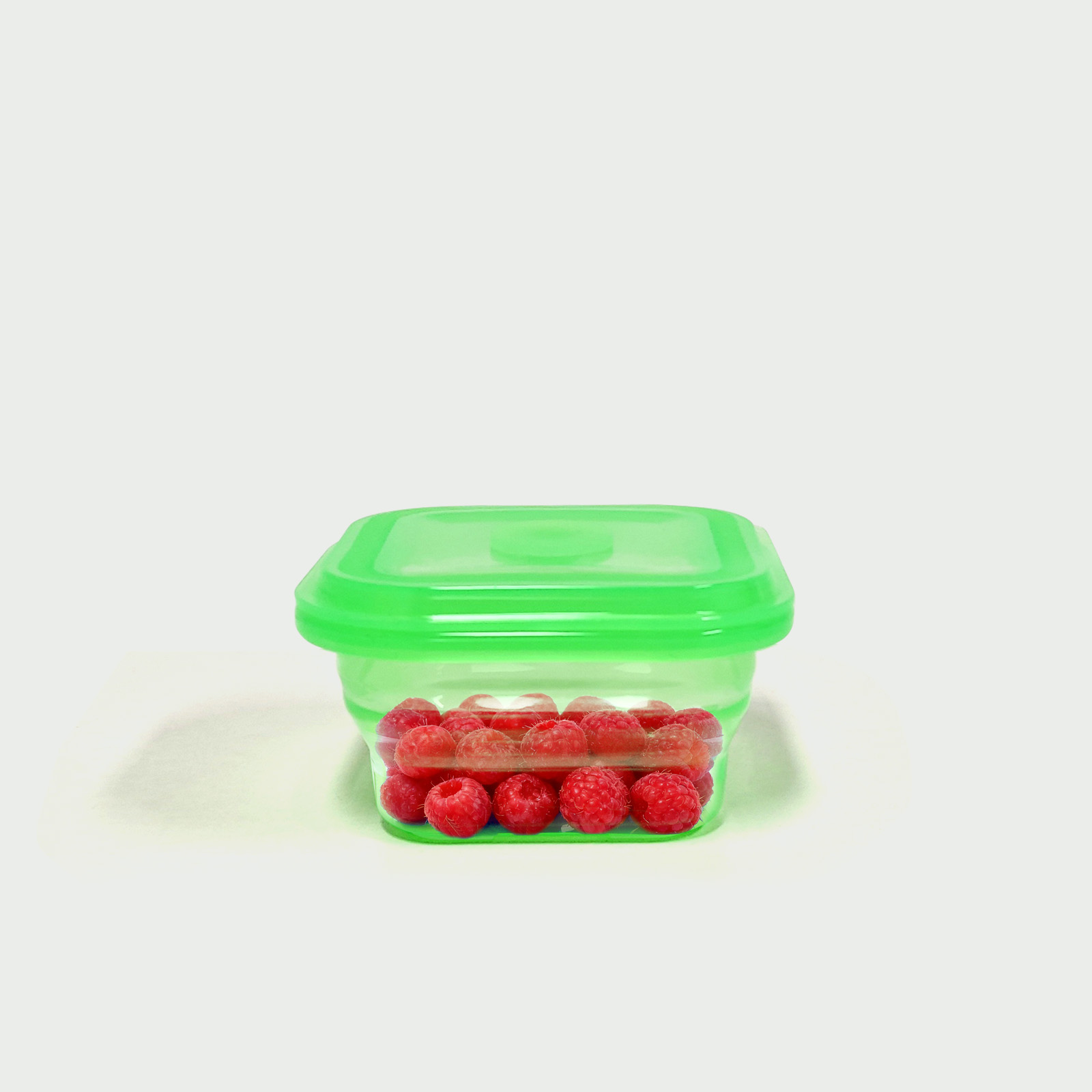 200ML Silicone Square Bowl Green