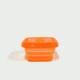 200ML Silicone Square Bowl Orange