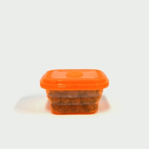 200ML Silicone Square Bowl Orange