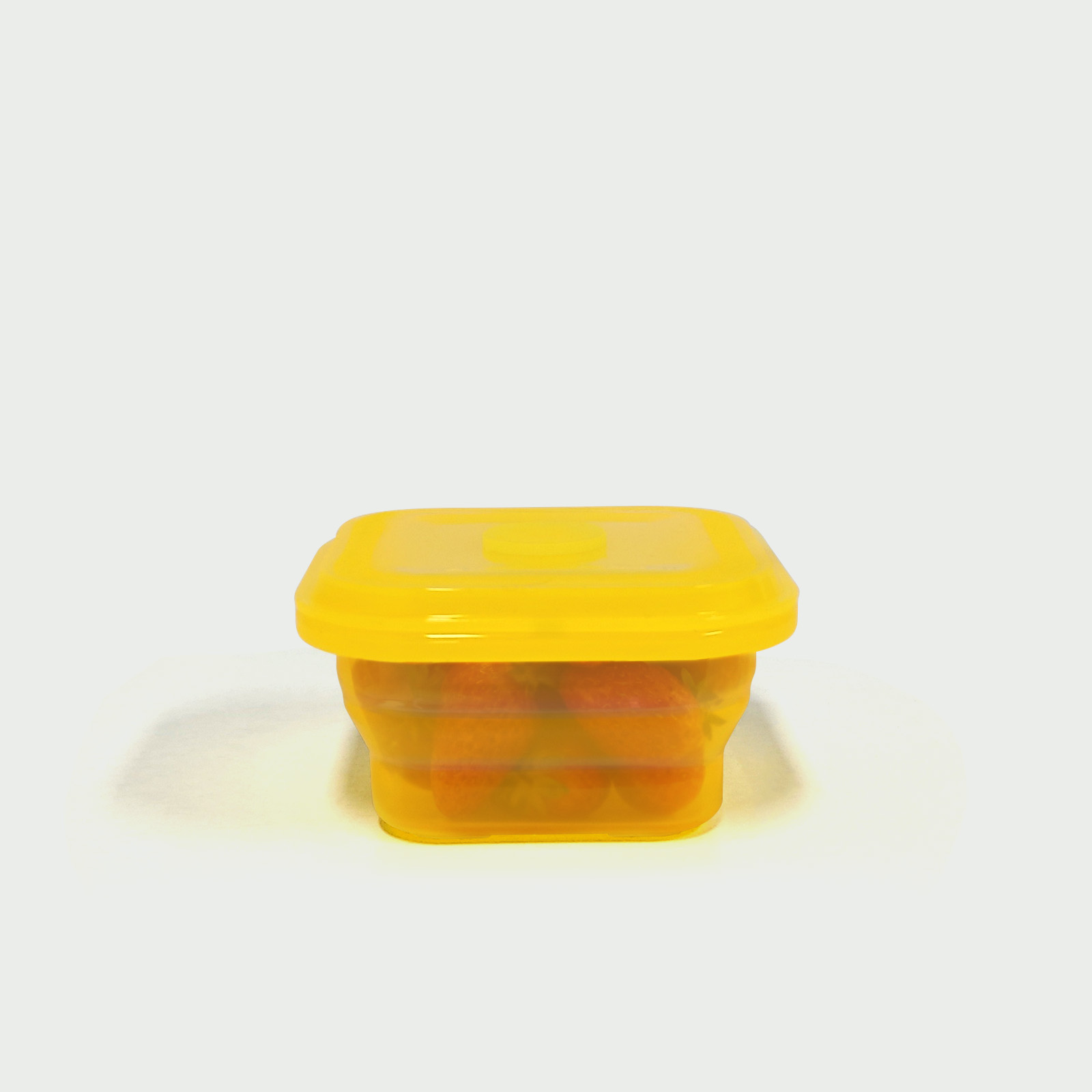200ML Silicone Square Bowl Yellow