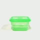 400ML Silicone Square Bowl Green