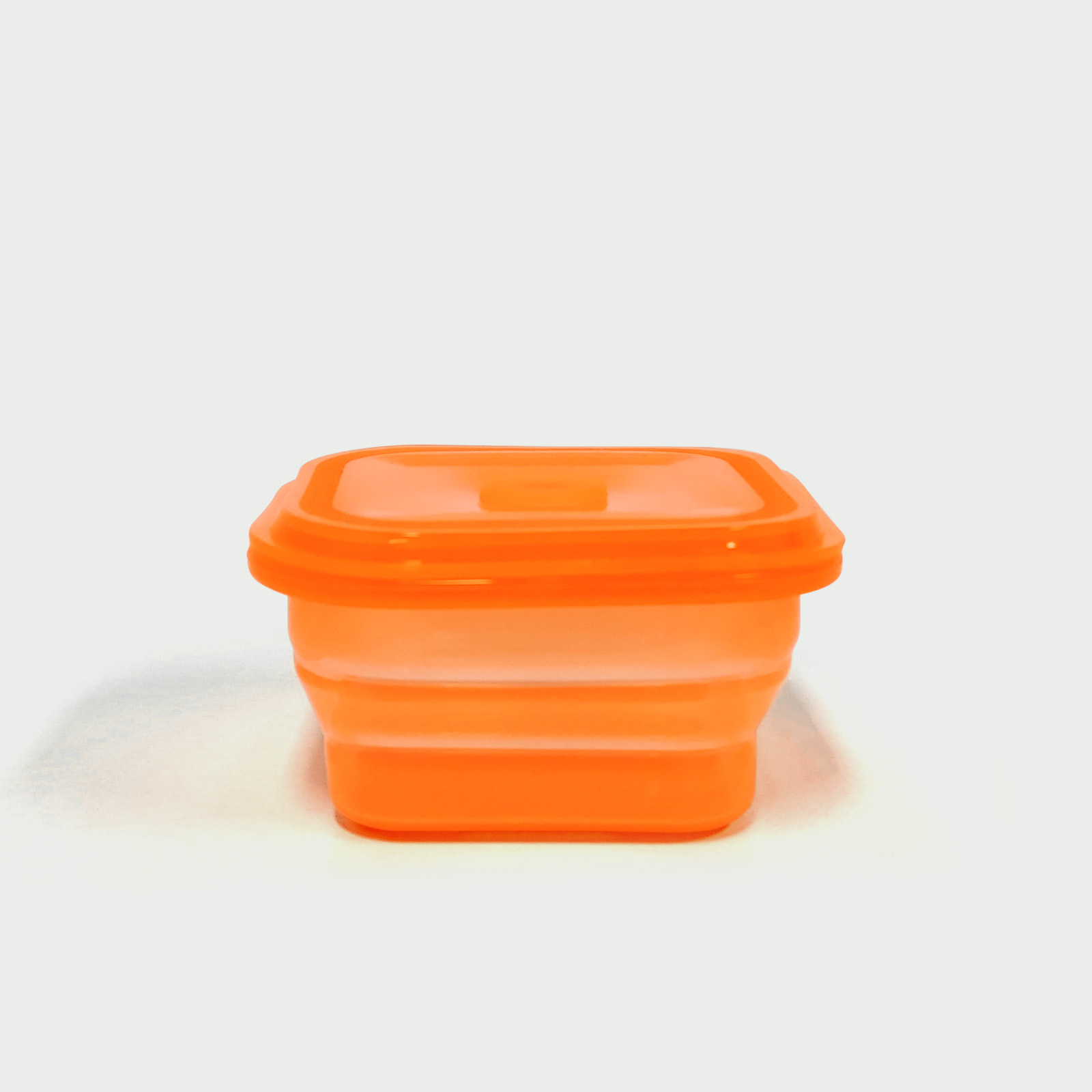 400ML Silicone Square Bowl Orange