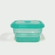 600ML Silicone Square Bowl Cyan
