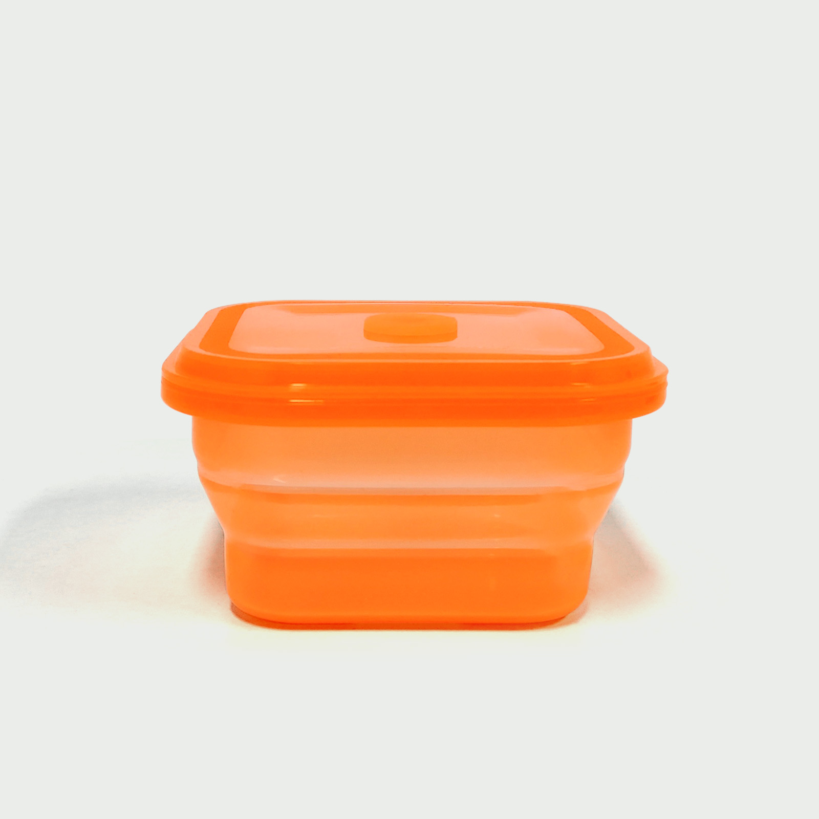600ML Silicone Square Bowl Orange