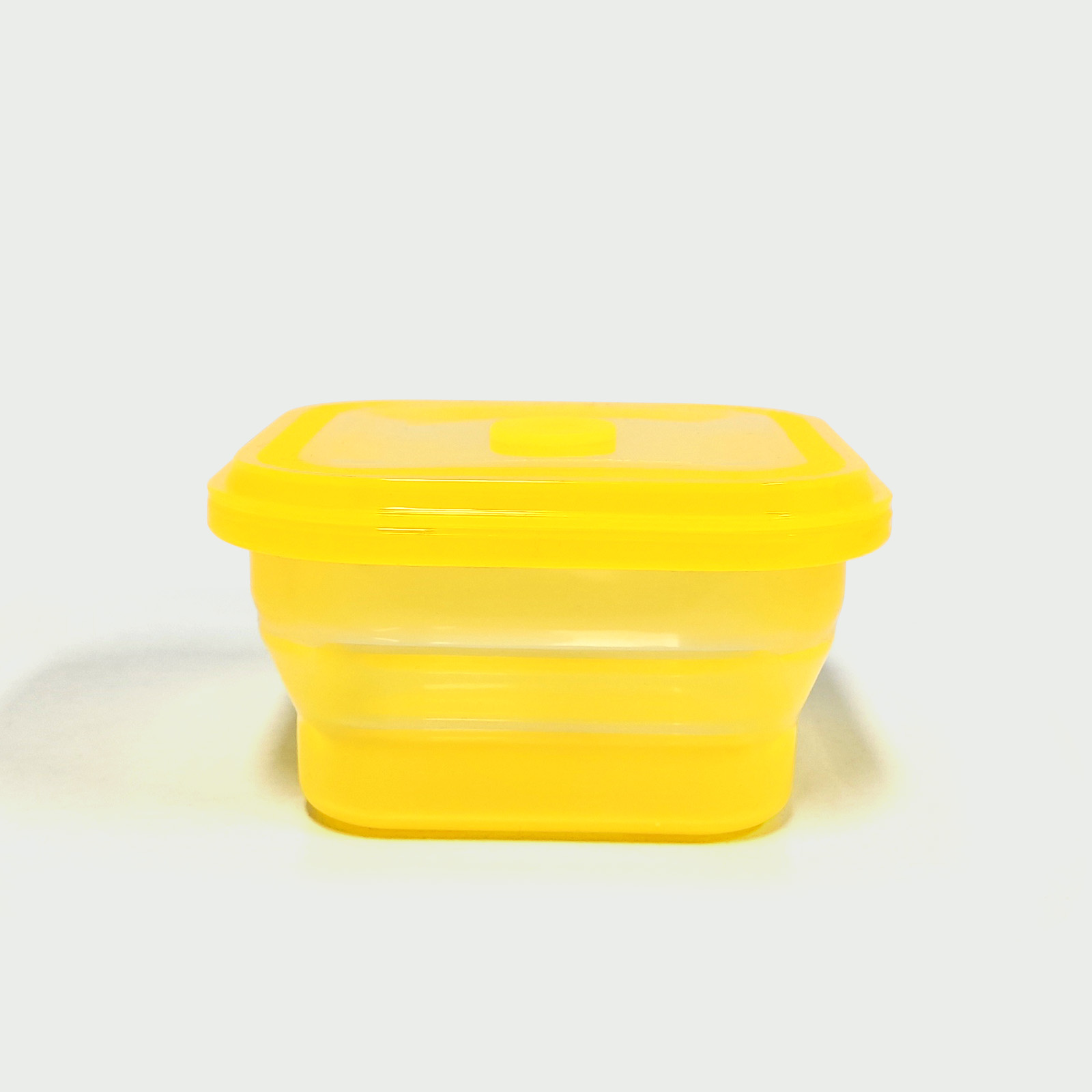 600ML Silicone Square Bowl Yellow