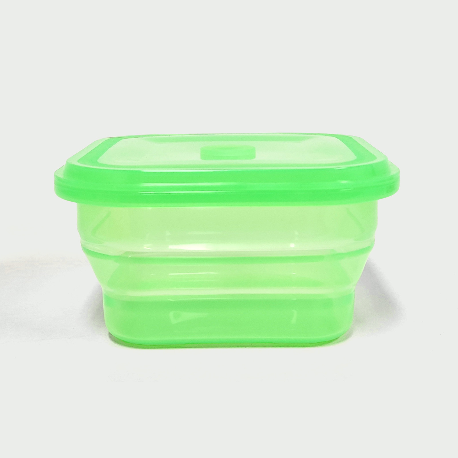 900ML Silicone Square Bowl Green