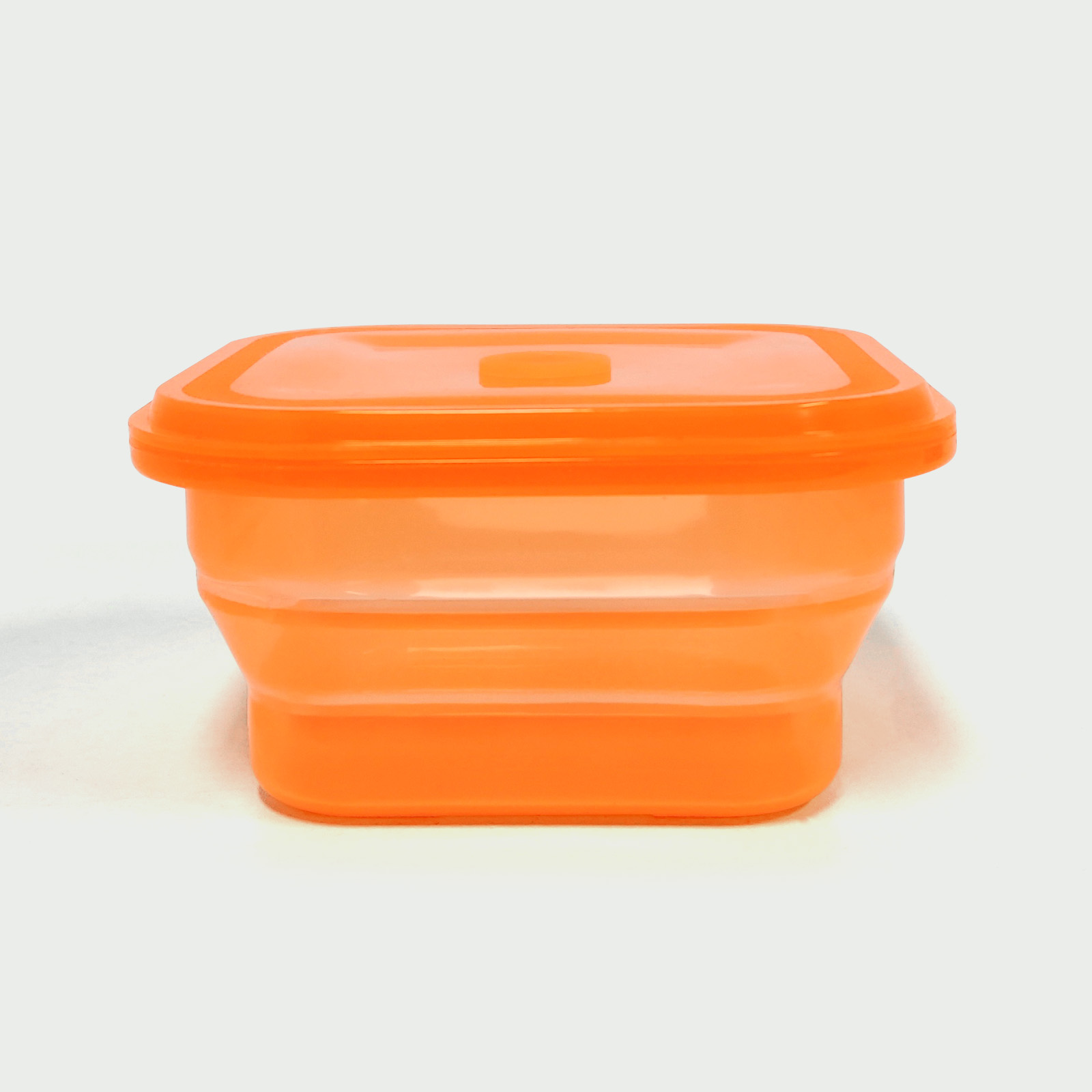 900ML Silicone Square Bowl Orange