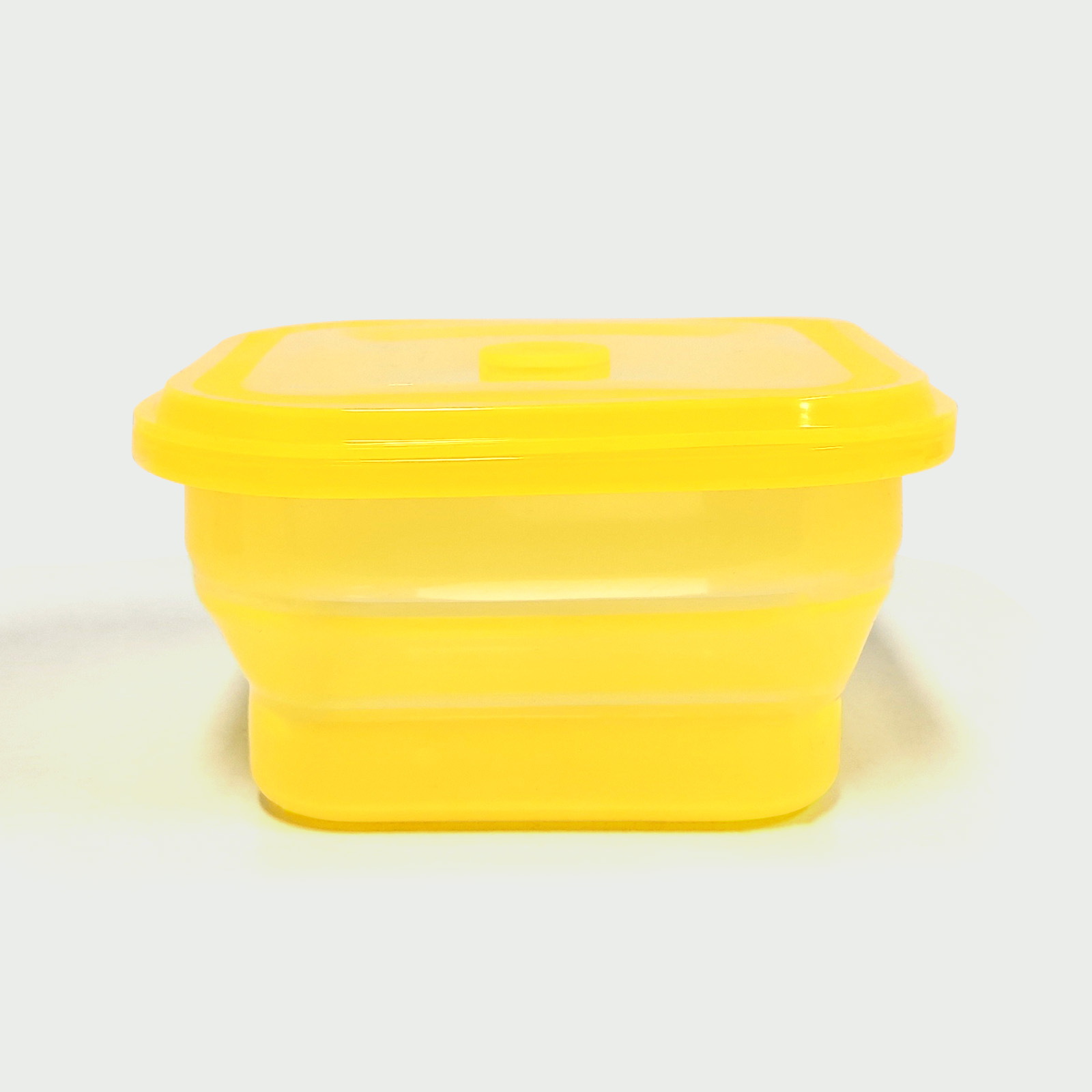 900ML Silicone Square Bowl Yellow