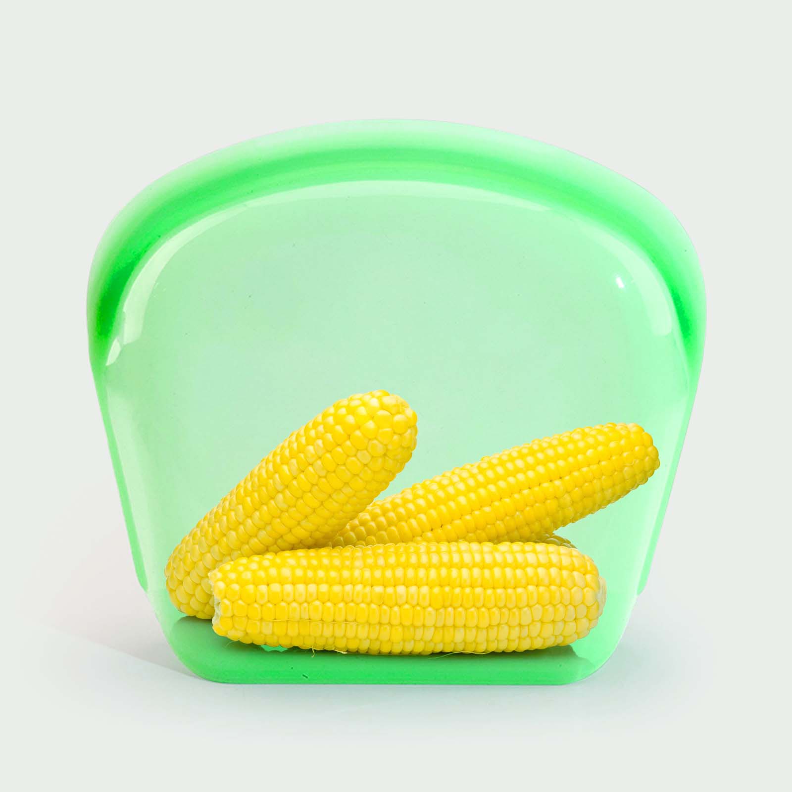 2000ml collapsible silicone storage bag – reusable eco-friendly food container for bulk meal prep, sous vide, and freezer organization.