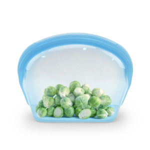 1000ml collapsible silicone storage bag – reusable eco-friendly food container for bulk meal prep, sous vide, and freezer organization.