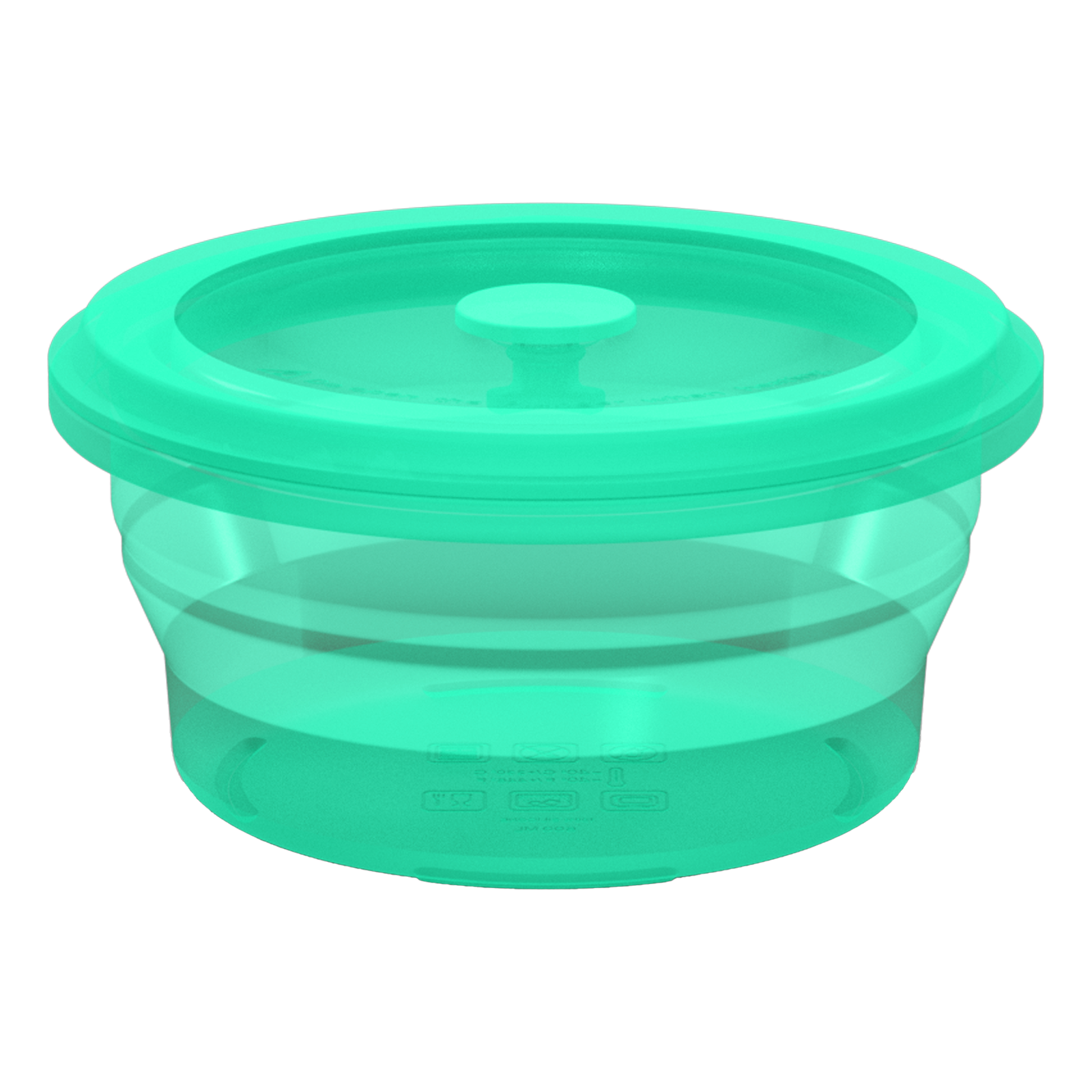 Collapsible Square Silicone Food Container - Space-Saving, Leakproof & BPA-Free. Perfect for Office, Travel & Eco-Friendly Meal Prep. Microwave & Dishwasher Safe