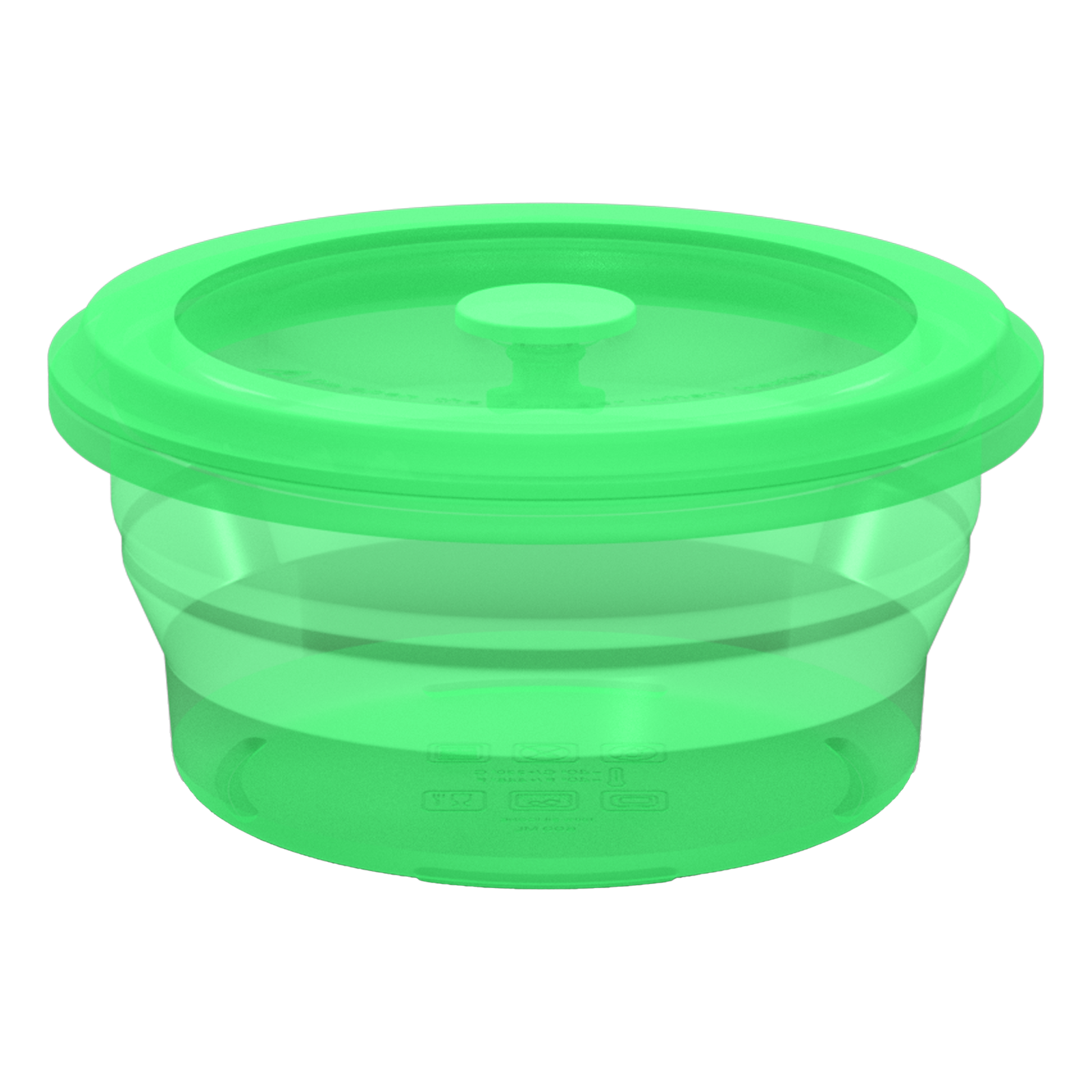 Collapsible Square Silicone Food Container - Space-Saving, Leakproof & BPA-Free. Perfect for Office, Travel & Eco-Friendly Meal Prep. Microwave & Dishwasher Safe