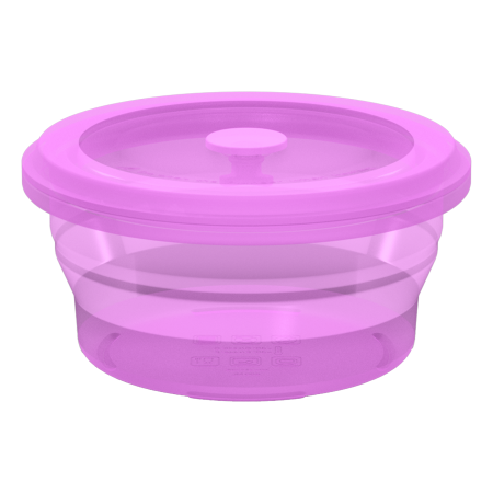 Collapsible Square Silicone Food Container - Space-Saving, Leakproof & BPA-Free. Perfect for Office, Travel & Eco-Friendly Meal Prep. Microwave & Dishwasher Safe