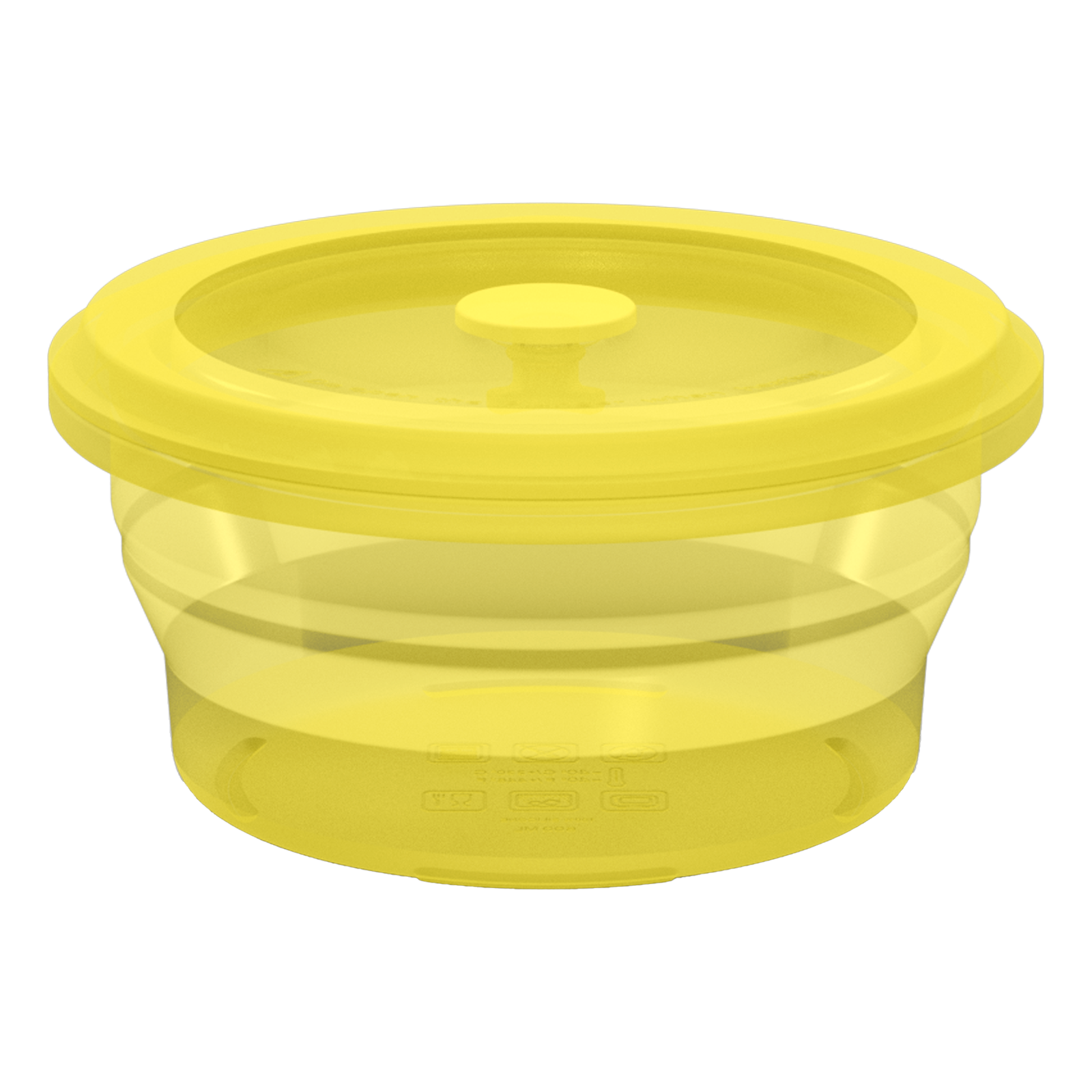 Collapsible Square Silicone Food Container - Space-Saving, Leakproof & BPA-Free. Perfect for Office, Travel & Eco-Friendly Meal Prep. Microwave & Dishwasher Safe