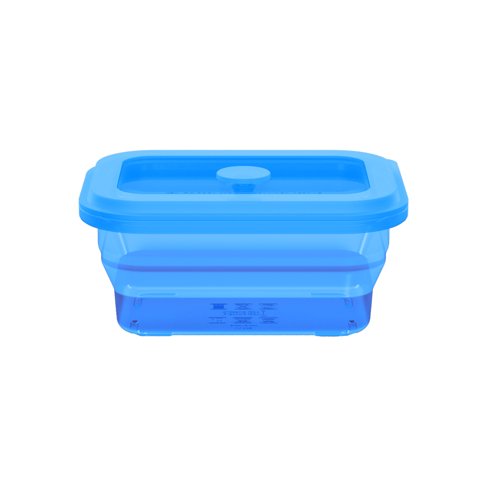 Collapsible Square Silicone Food Container - Space-Saving, Leakproof & BPA-Free. Perfect for Office, Travel & Eco-Friendly Meal Prep. Microwave & Dishwasher Safe