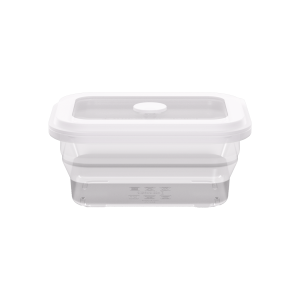 Collapsible Square Silicone Food Container - Space-Saving, Leakproof & BPA-Free. Perfect for Office, Travel & Eco-Friendly Meal Prep. Microwave & Dishwasher Safe