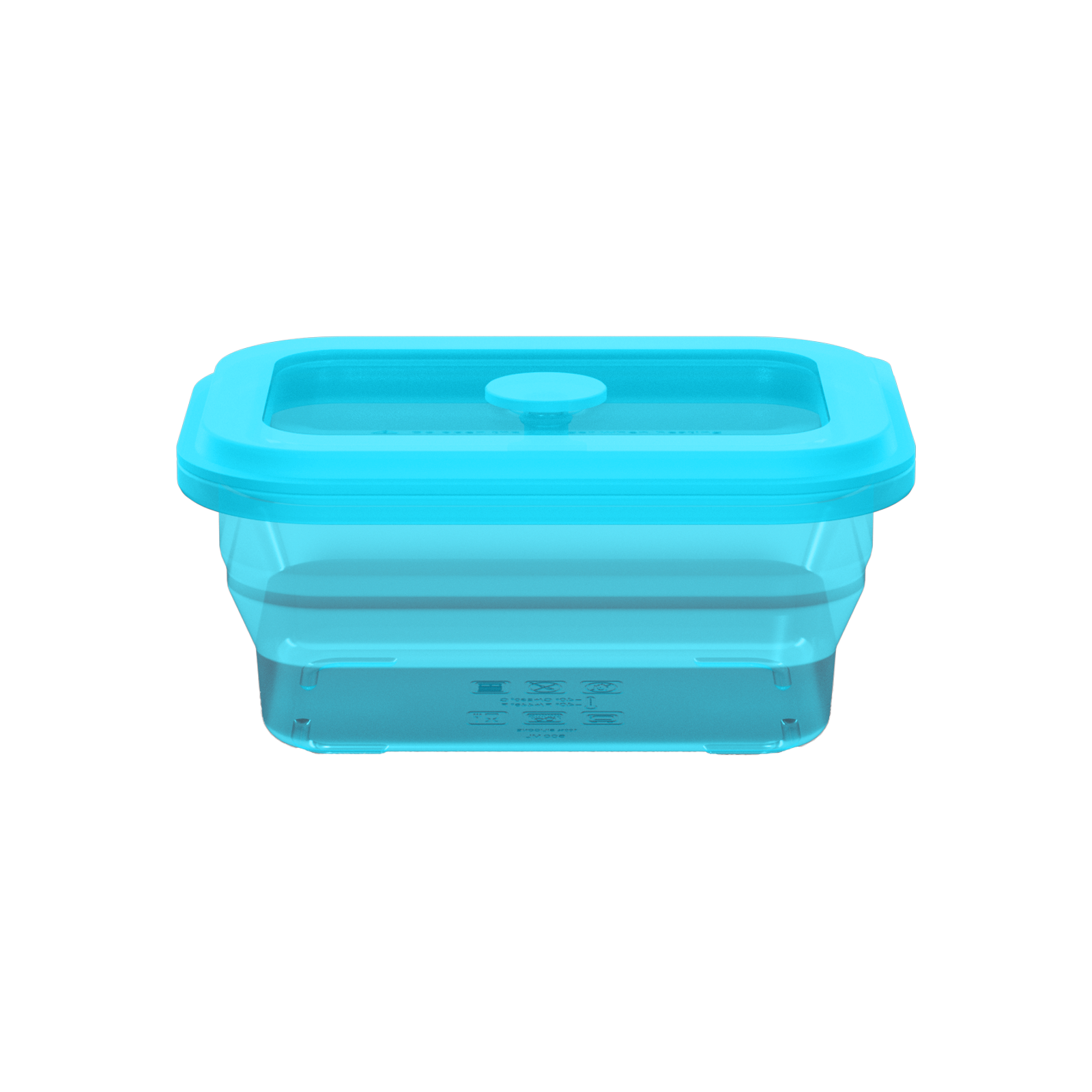 Collapsible Square Silicone Food Container - Space-Saving, Leakproof & BPA-Free. Perfect for Office, Travel & Eco-Friendly Meal Prep. Microwave & Dishwasher Safe
