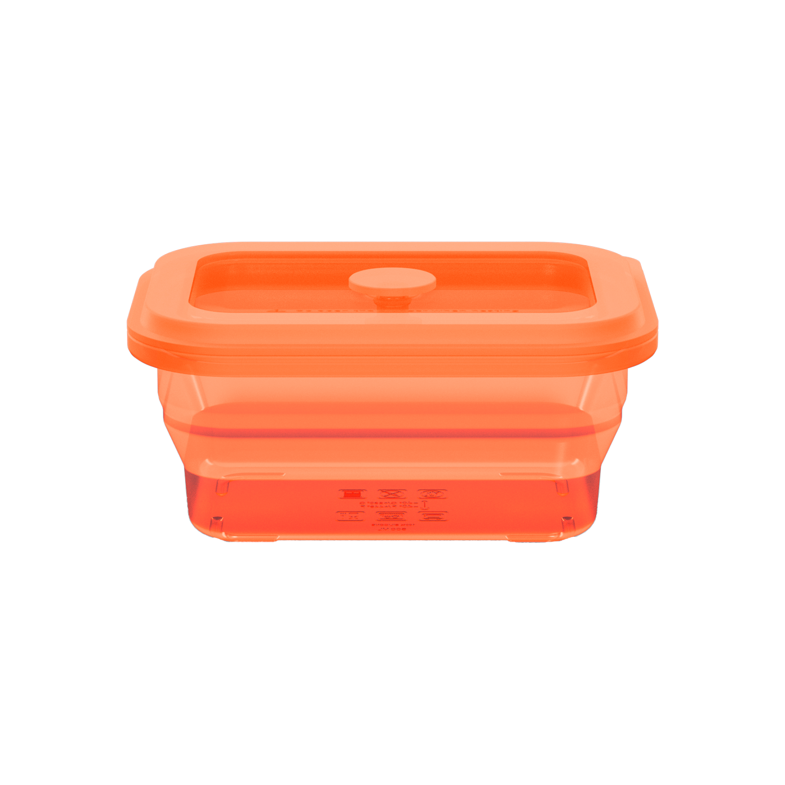 Collapsible Square Silicone Food Container - Space-Saving, Leakproof & BPA-Free. Perfect for Office, Travel & Eco-Friendly Meal Prep. Microwave & Dishwasher Safe
