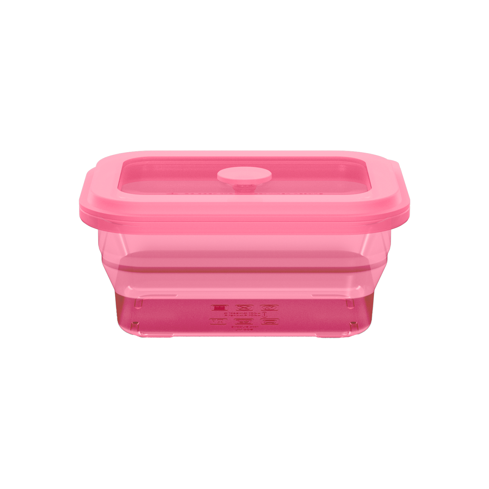 Collapsible Square Silicone Food Container - Space-Saving, Leakproof & BPA-Free. Perfect for Office, Travel & Eco-Friendly Meal Prep. Microwave & Dishwasher Safe