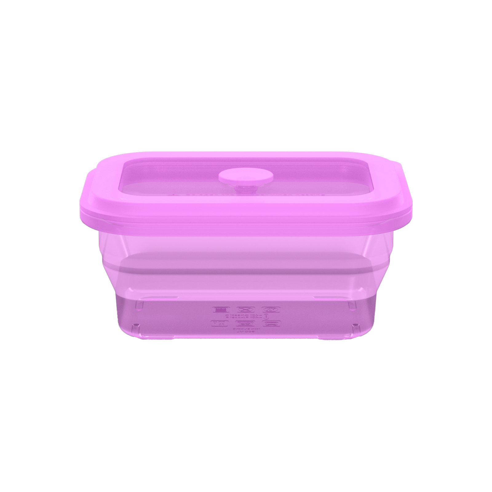 Collapsible Square Silicone Food Container - Space-Saving, Leakproof & BPA-Free. Perfect for Office, Travel & Eco-Friendly Meal Prep. Microwave & Dishwasher Safe