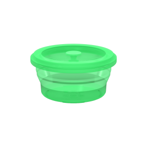 Collapsible Square Silicone Food Container - Space-Saving, Leakproof & BPA-Free. Perfect for Office, Travel & Eco-Friendly Meal Prep. Microwave & Dishwasher Safe