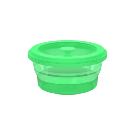 Collapsible Square Silicone Food Container - Space-Saving, Leakproof & BPA-Free. Perfect for Office, Travel & Eco-Friendly Meal Prep. Microwave & Dishwasher Safe