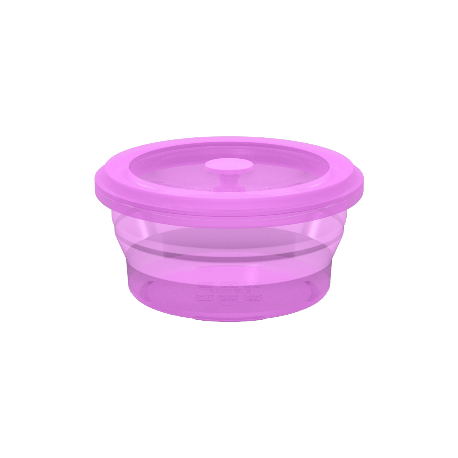 Collapsible Square Silicone Food Container - Space-Saving, Leakproof & BPA-Free. Perfect for Office, Travel & Eco-Friendly Meal Prep. Microwave & Dishwasher Safe
