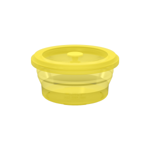 Collapsible Square Silicone Food Container - Space-Saving, Leakproof & BPA-Free. Perfect for Office, Travel & Eco-Friendly Meal Prep. Microwave & Dishwasher Safe