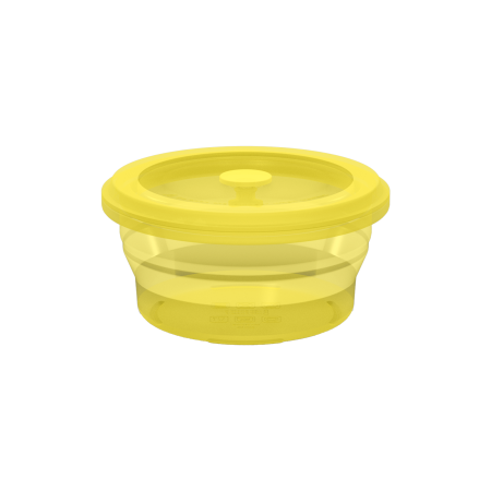 Collapsible Square Silicone Food Container - Space-Saving, Leakproof & BPA-Free. Perfect for Office, Travel & Eco-Friendly Meal Prep. Microwave & Dishwasher Safe