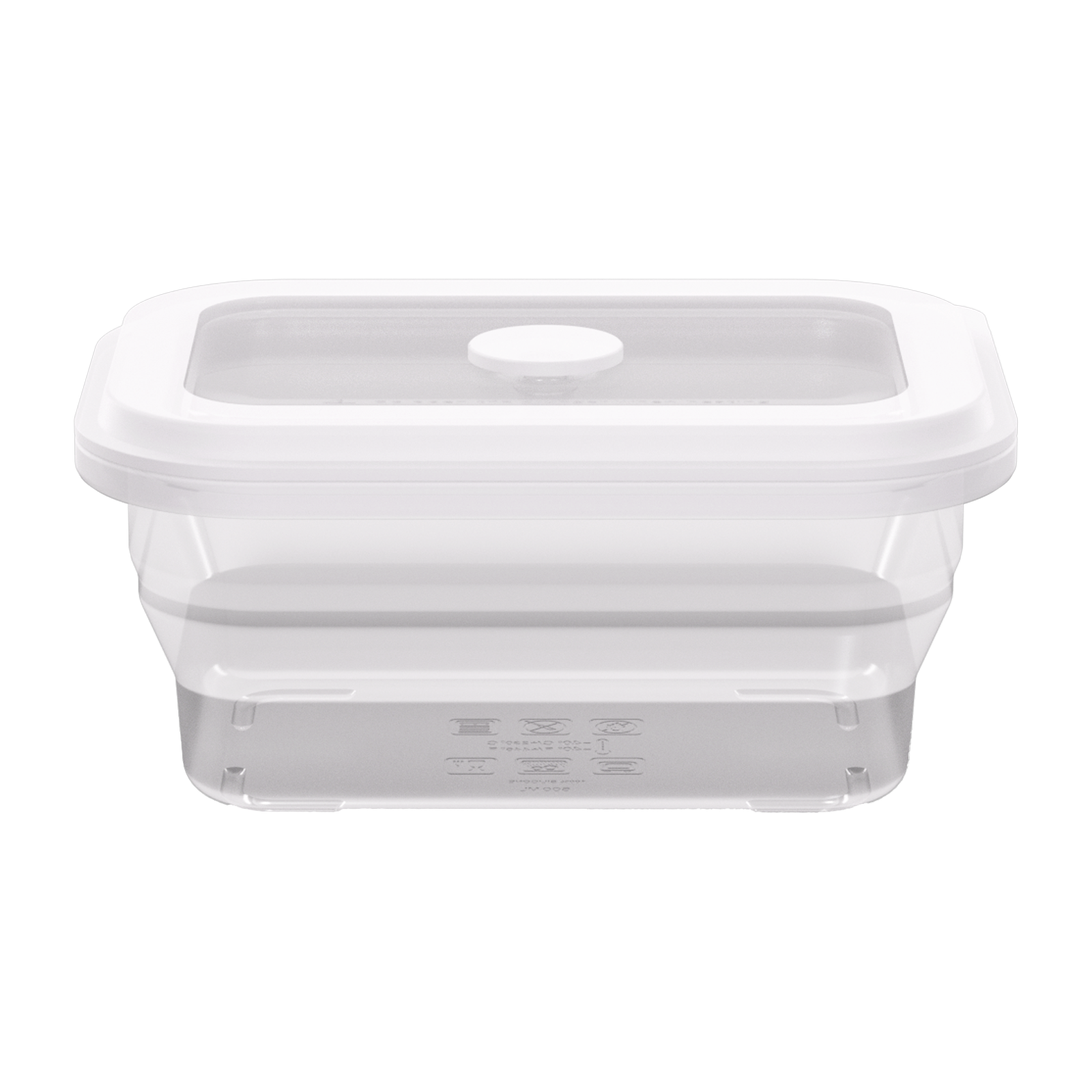 Collapsible Square Silicone Food Container - Space-Saving, Leakproof & BPA-Free. Perfect for Office, Travel & Eco-Friendly Meal Prep. Microwave & Dishwasher Safe