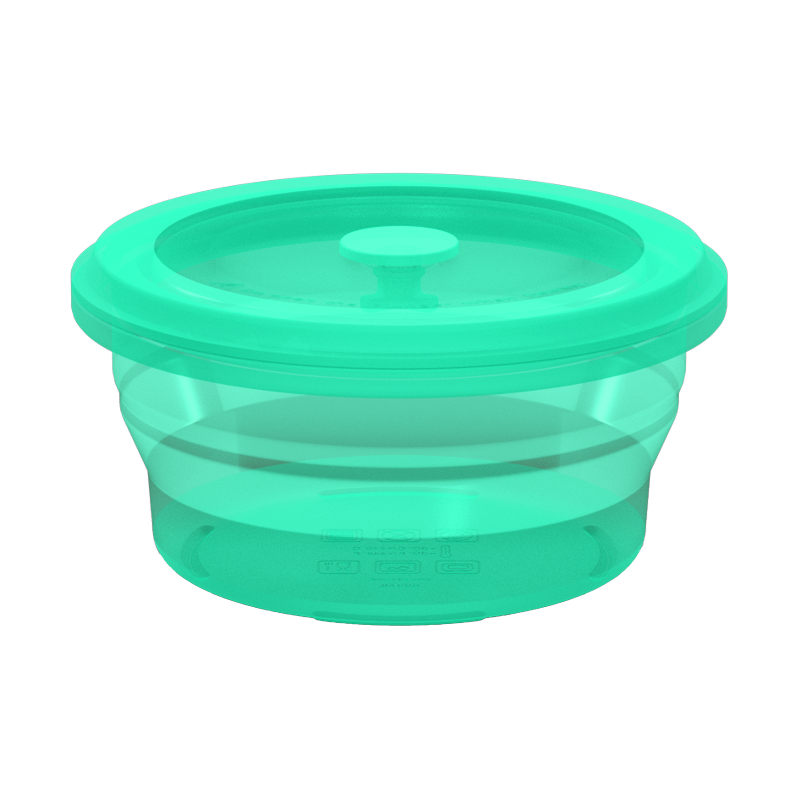 Collapsible Square Silicone Food Container - Space-Saving, Leakproof & BPA-Free. Perfect for Office, Travel & Eco-Friendly Meal Prep. Microwave & Dishwasher Safe