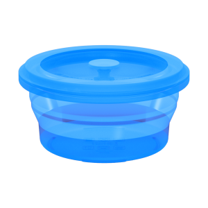 Collapsible Square Silicone Food Container - Space-Saving, Leakproof & BPA-Free. Perfect for Office, Travel & Eco-Friendly Meal Prep. Microwave & Dishwasher Safe