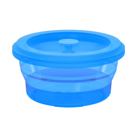 Collapsible Square Silicone Food Container - Space-Saving, Leakproof & BPA-Free. Perfect for Office, Travel & Eco-Friendly Meal Prep. Microwave & Dishwasher Safe