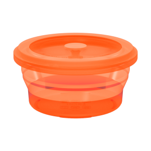 Collapsible Square Silicone Food Container - Space-Saving, Leakproof & BPA-Free. Perfect for Office, Travel & Eco-Friendly Meal Prep. Microwave & Dishwasher Safe