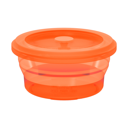 Collapsible Square Silicone Food Container - Space-Saving, Leakproof & BPA-Free. Perfect for Office, Travel & Eco-Friendly Meal Prep. Microwave & Dishwasher Safe