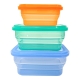 Silicone Rectangular Bowls Set