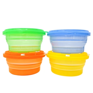 Silicone Round Bowls 4 Piece Set